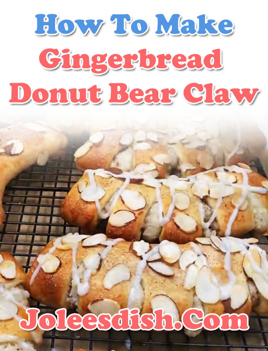 donut bear claw
